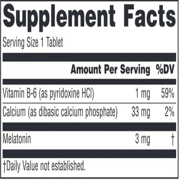 Melatonin 3mg Source Naturals