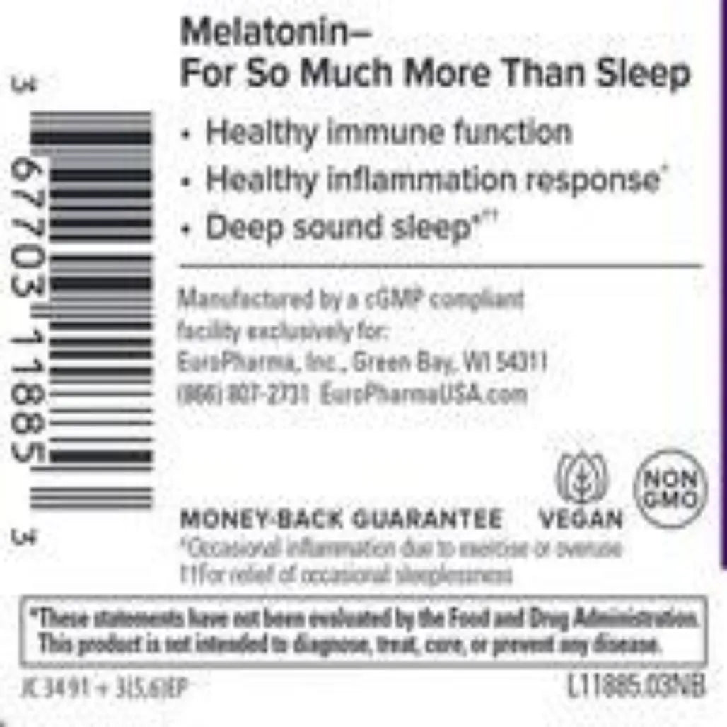 Melatonin 5 mg Chewable Terry Naturally