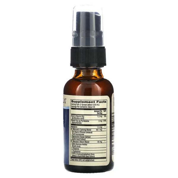  Dr. Mercola Sleep Support Melatonin 1.5 mg Dietary Supplement 0.98 FL. OZ 