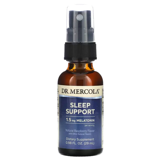  Dr. Mercola Sleep Support Melatonin 1.5 mg Dietary Supplement 0.98 FL. OZ 