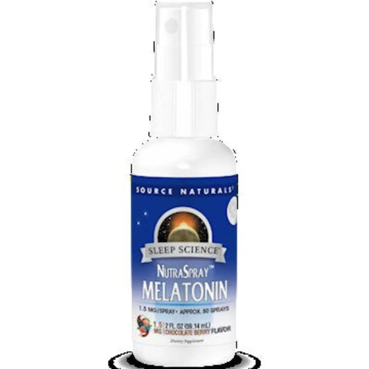 Melatonin NutraSpray Choc Berry Source Naturals