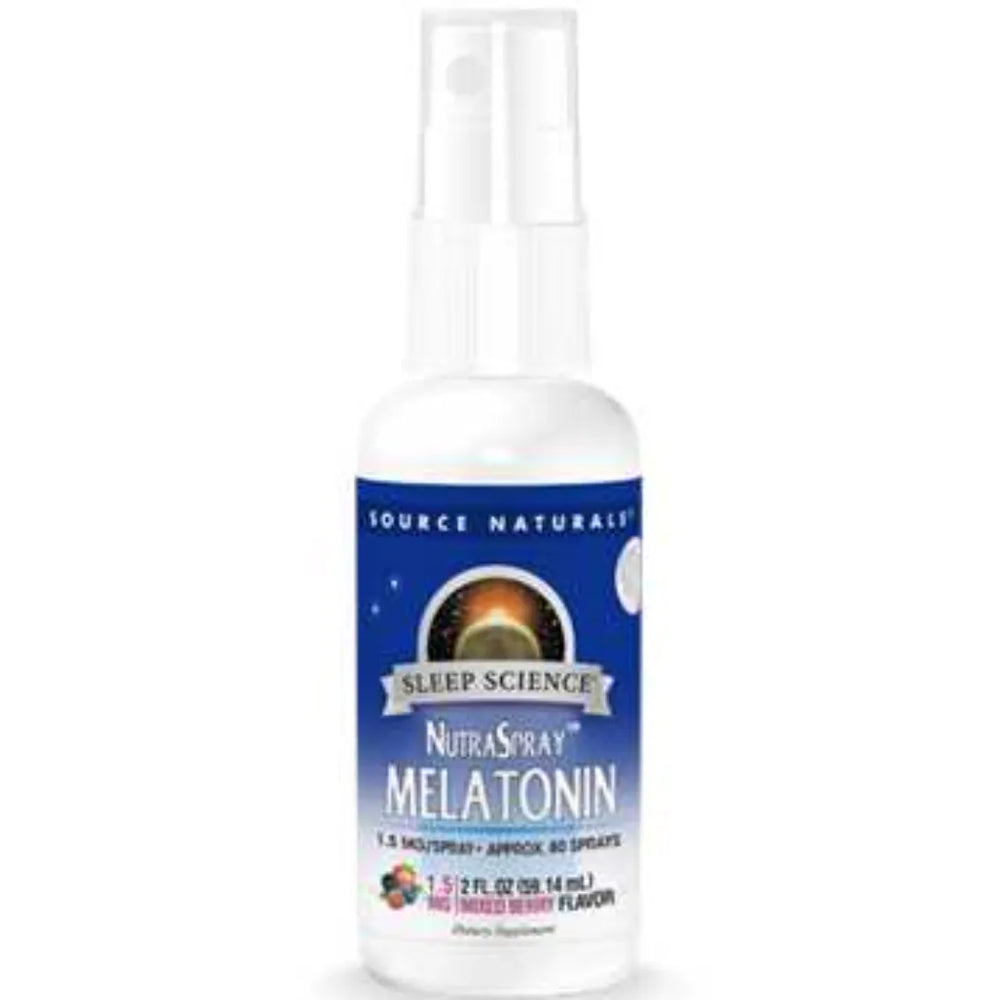 Melatonin NutraSpray Mixed Berry Source Naturals