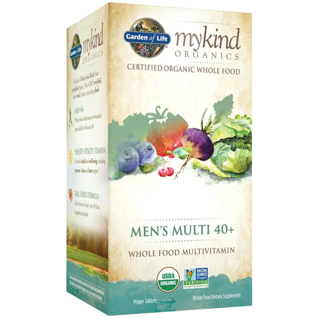 Men's Multi 40+ Organic by Garden of life at Nutriessential.com