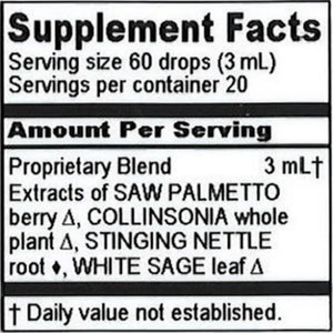 Men's Prostate Tonic 2 oz Herbalist Alchemist