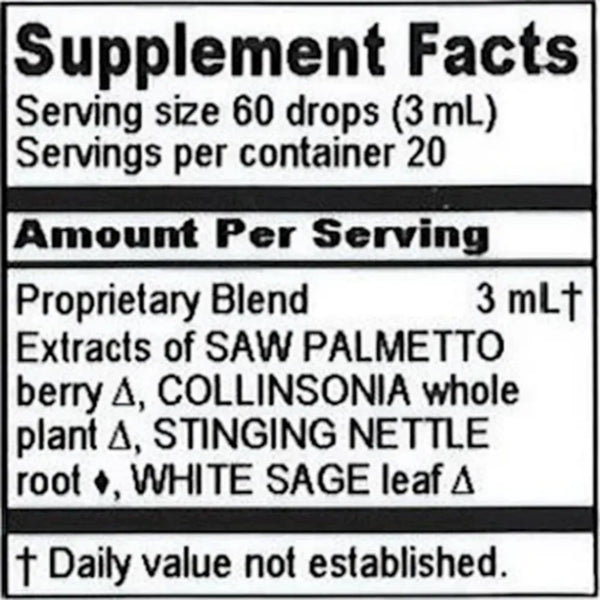 Men's Prostate Tonic 2 oz Herbalist Alchemist