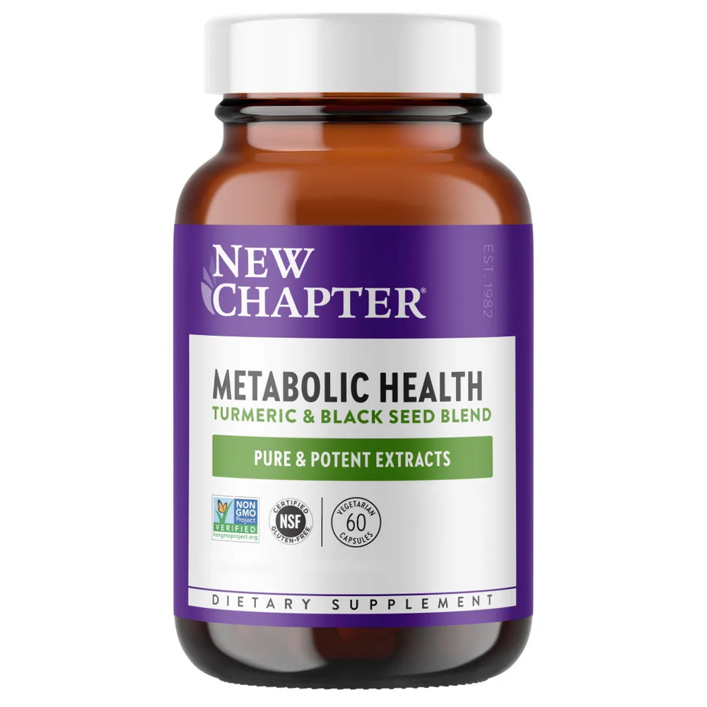 New Chapter Metabolic Health - supports healthy blood pressure, blood sugar, weight & mood