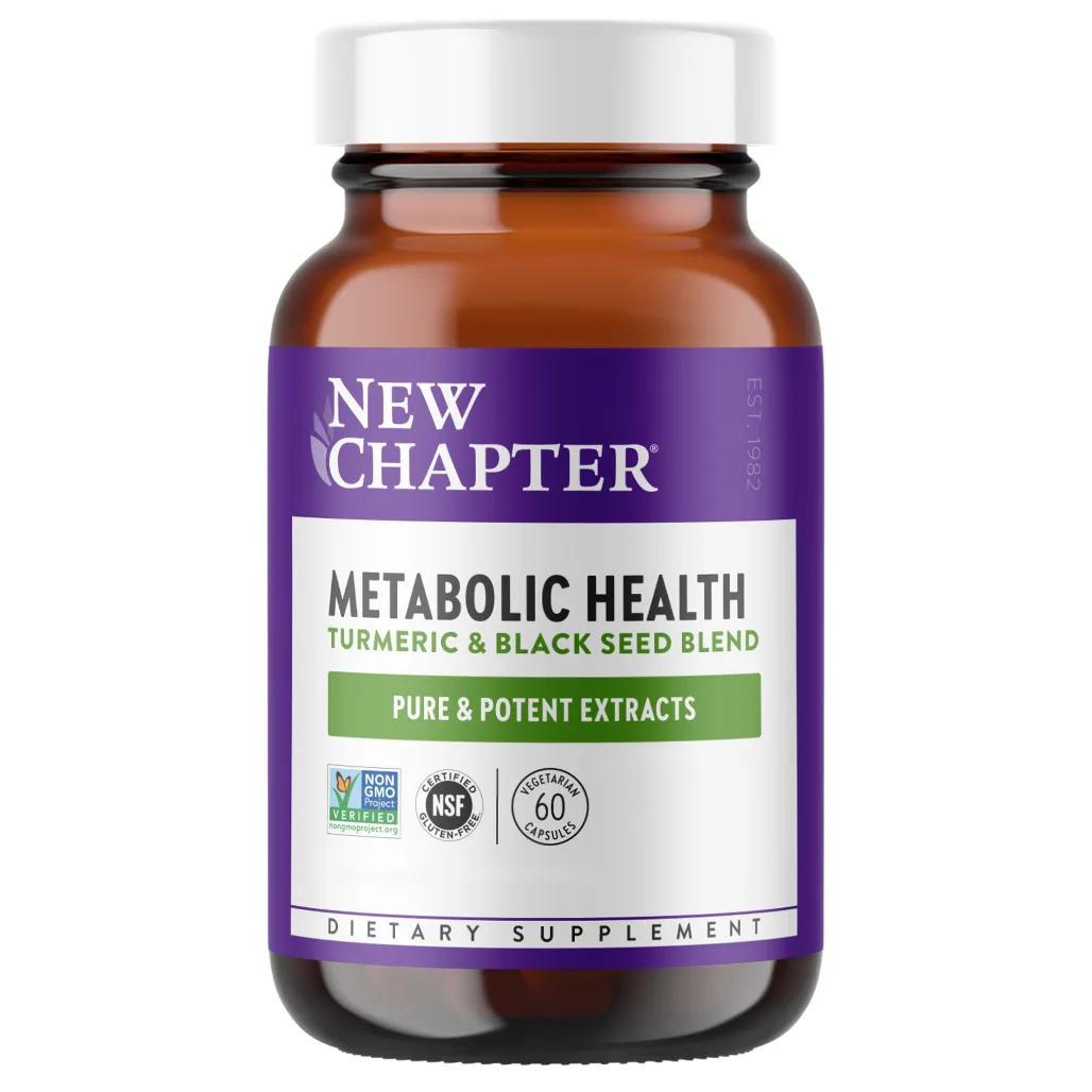 New Chapter Metabolic Health - supports healthy blood pressure, blood sugar, weight & mood