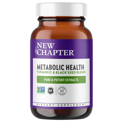 New Chapter Metabolic Health - supports healthy blood pressure, blood sugar, weight & mood