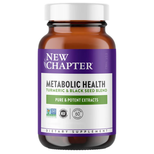 New Chapter Metabolic Health - supports healthy blood pressure, blood sugar, weight & mood