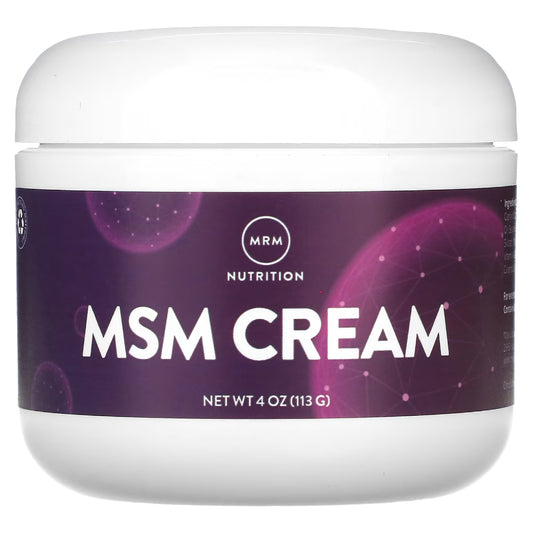 MSM Cream 4 oz Metabolic Response Modifier