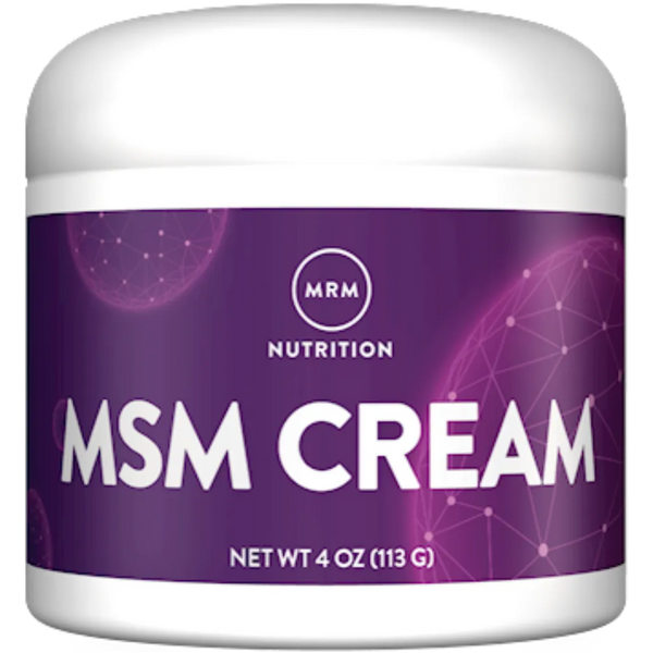 MSM Cream 4 oz Metabolic Response Modifier