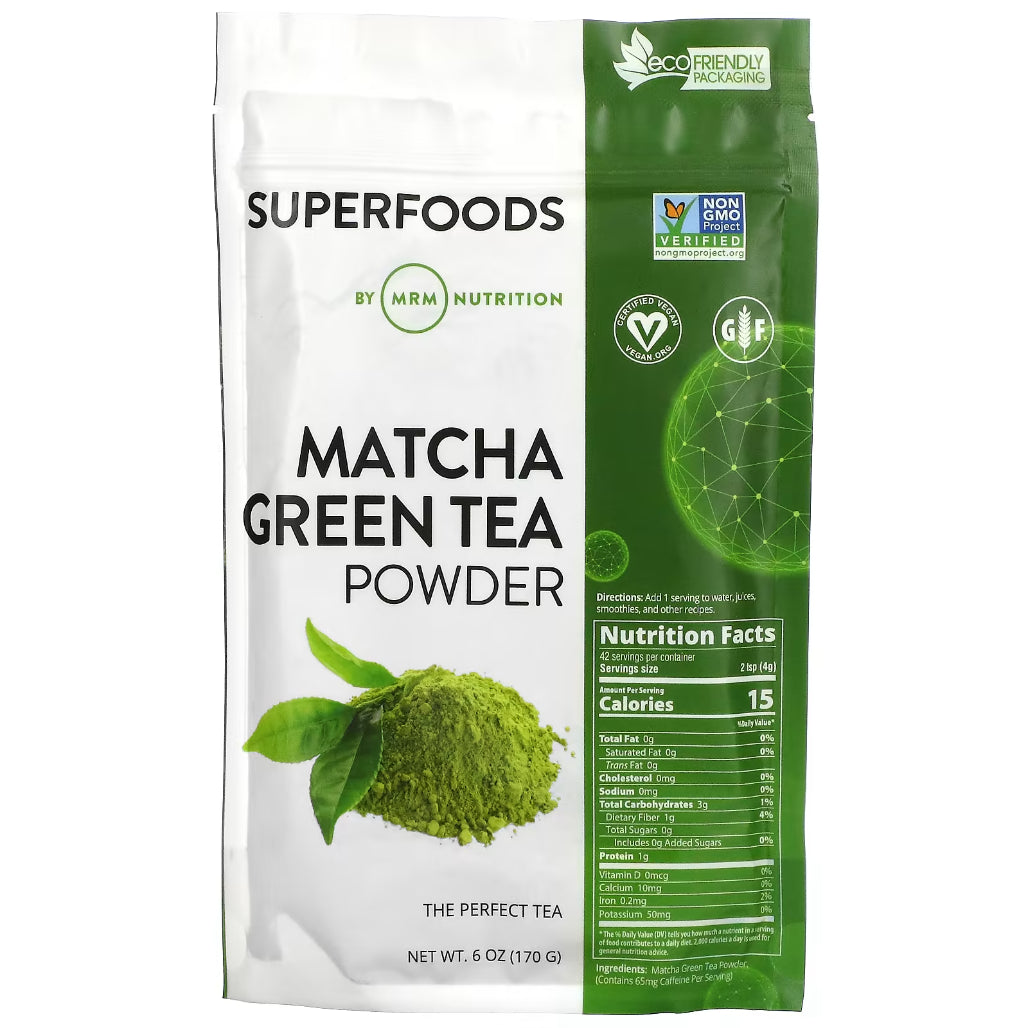 Raw Matcha Green Tea Powder 6 oz Metabolic Response Modifier