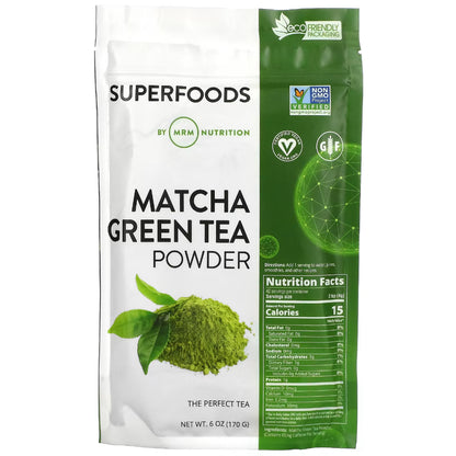 Raw Matcha Green Tea Powder 6 oz Metabolic Response Modifier