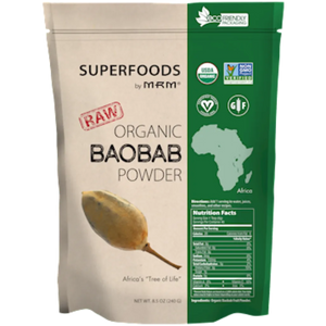 Raw Organic Baobab Fruit Powder 8.5 oz Metabolic Response Modifier