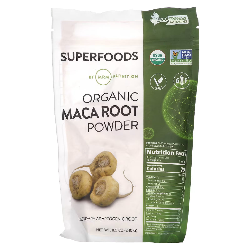 Raw Organic Maca Root Powder 8.5 oz Metabolic Response Modifier