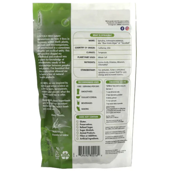 Spirulina Powder Metabolic Response Modifier