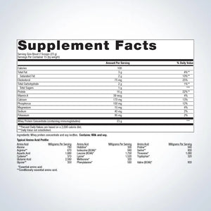 Metagenics BioPure Protein - 345 grams supplement facts
