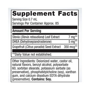 Metagenics BioSōm 2 fl oz supplement facts