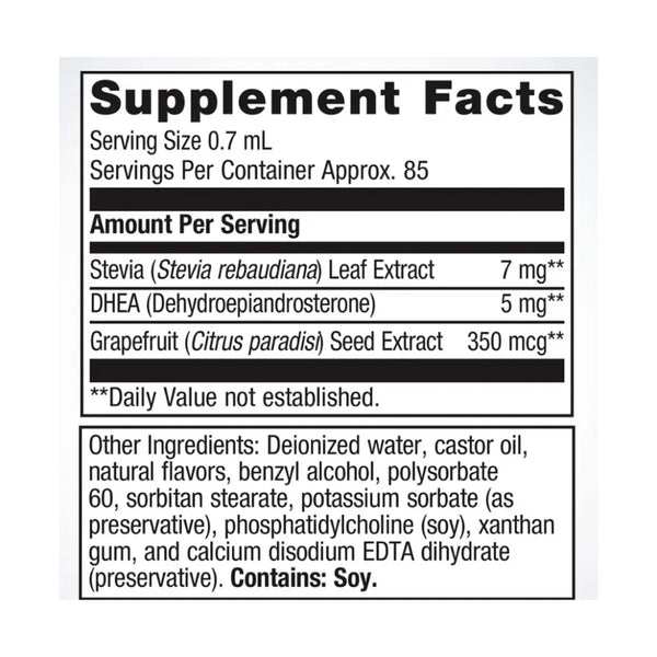 Metagenics BioSōm 2 fl oz supplement facts