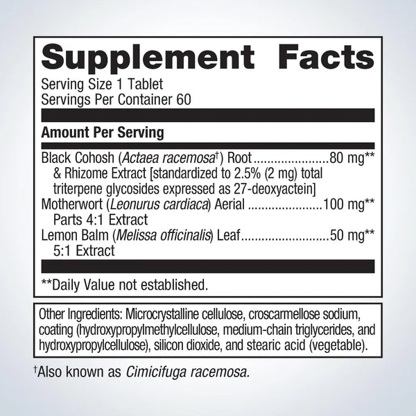 Metagenics Black Cohosh Plus - 60 vtabs