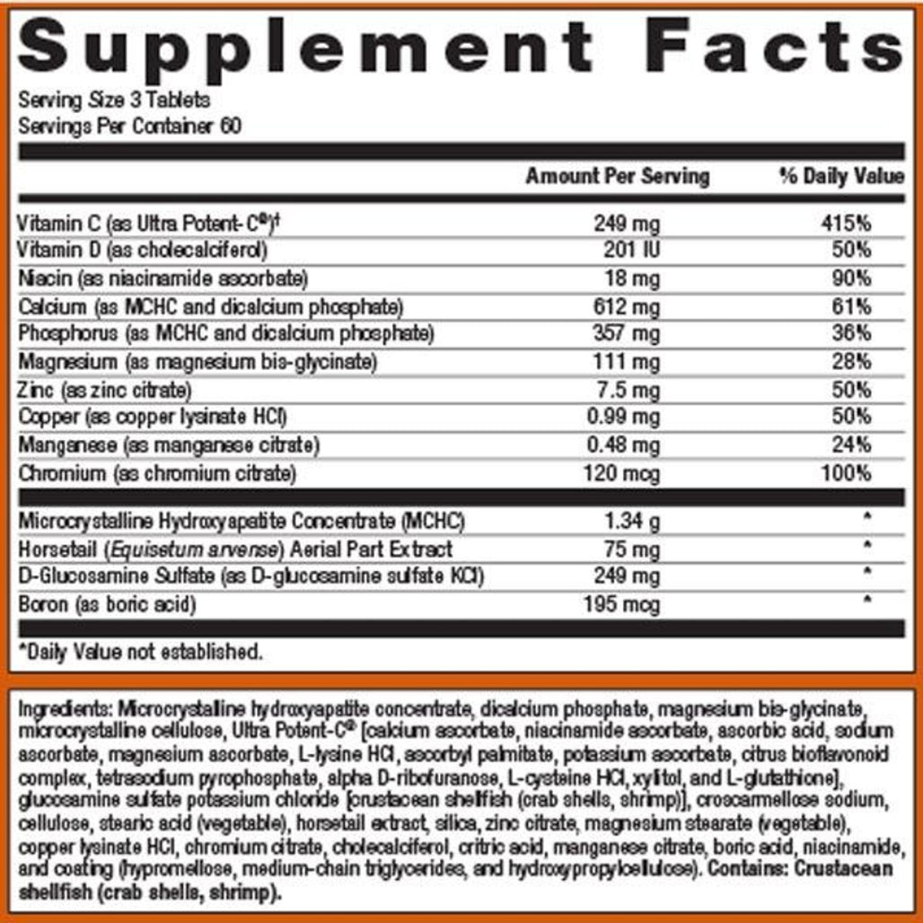 Metagenics Bone Builder Active 180 Tablets Nutriessential