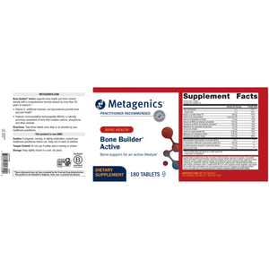 Metagenics Bone Builder Active - 180 tabs