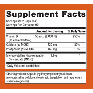 Metagenics Cal Apatite Bone Builder Forte supplement ingredients