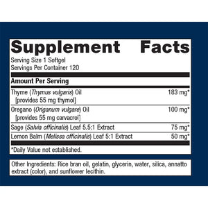 Metagenics Candibactin-AR supplement ingredients