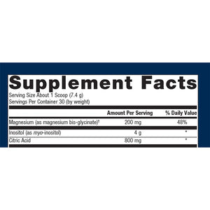 Metagenics Cenitol Powder supplement facts