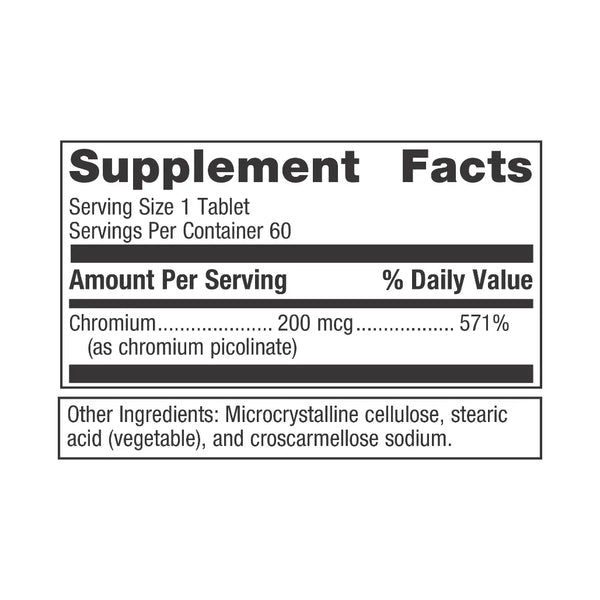 Metagenics Chromium Picolinate - 60 vtabs