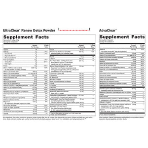 Metagenics Clear Change 10-Day Metabolic Detoxification Program supplement facts
