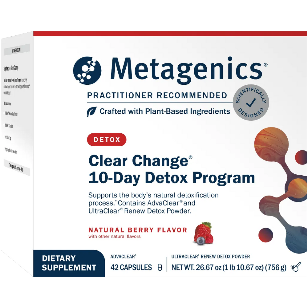 Metagenics Clear Change 10-Day Metabolic Detoxification Program Berry Flavor