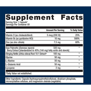 Metagenics Concentrated Ultra Prostagen supplement facts