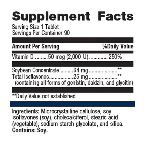 Metagenics D3 2000 Complex supplement facts
