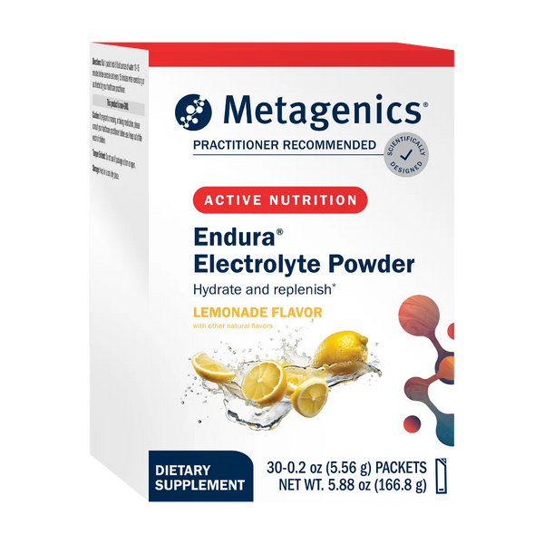 Metagenics Endura Lemonade Flavor supplement facts