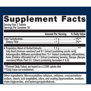 Metagenics Exhilarin supplement facts