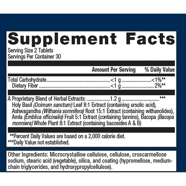 Metagenics Exhilarin supplement facts