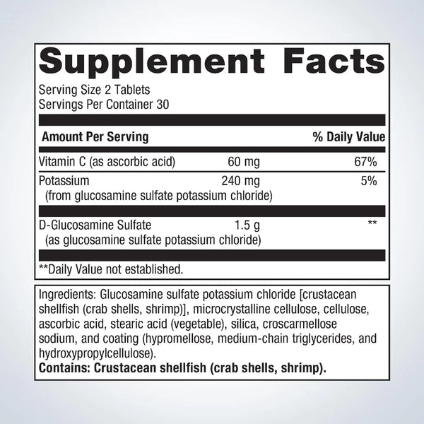 Metagenics Glutaclear supplement facts