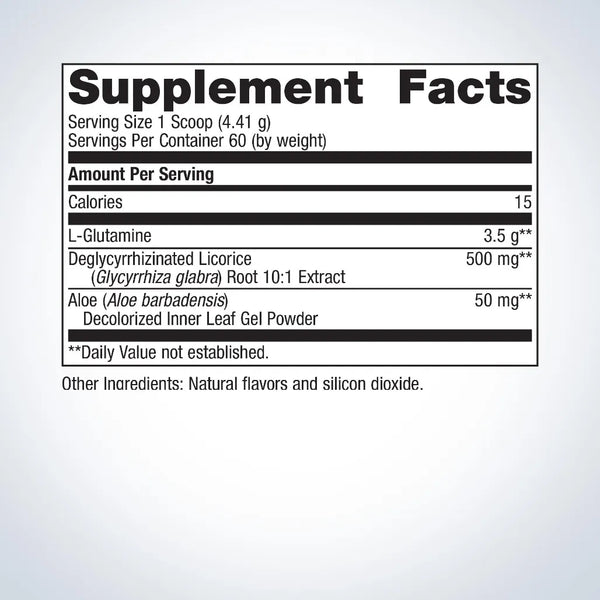 Metagenics Glutagenics Powder supplement facts
