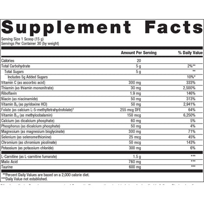 Metagenics MitoVive 450 grams Supplement Ingredients