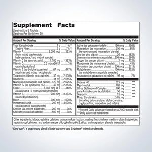 Broad spectrum vitamin and mineral formula to support overall health
