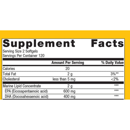 Metagenics OmegaGenics EPA-DHA 500 Enteric supplement ingredients