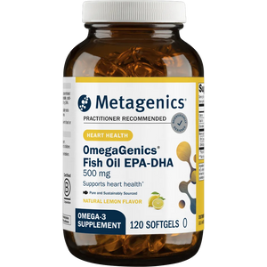 Metagenics OmegaGenics EPA-DHA 500 Lemon - 120 softgels