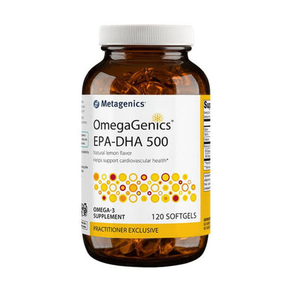 Metagenics OmegaGenics EPA-DHA 500 Lemon - 120 softgels