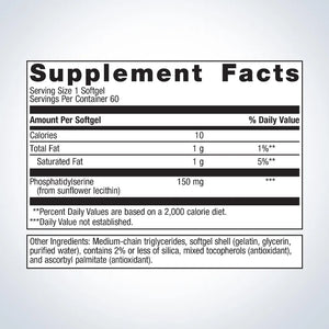 Phosphatidylserine Metagenics Supplement Facts