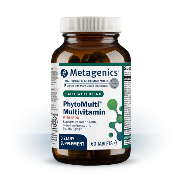 Metagenics PhytoMulti with Iron supplement facts