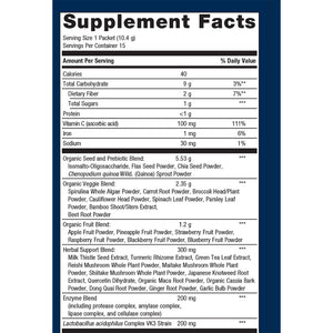 Metagenics PhytoGanix Tropical Fruit supplement facts