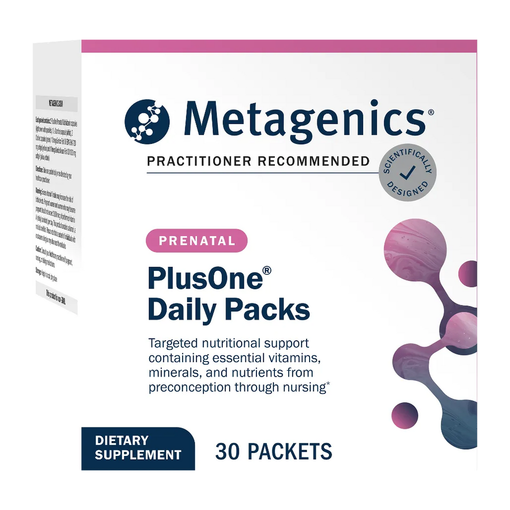 Metagenics PlusOne Daily Prenatal Packs supplement facts