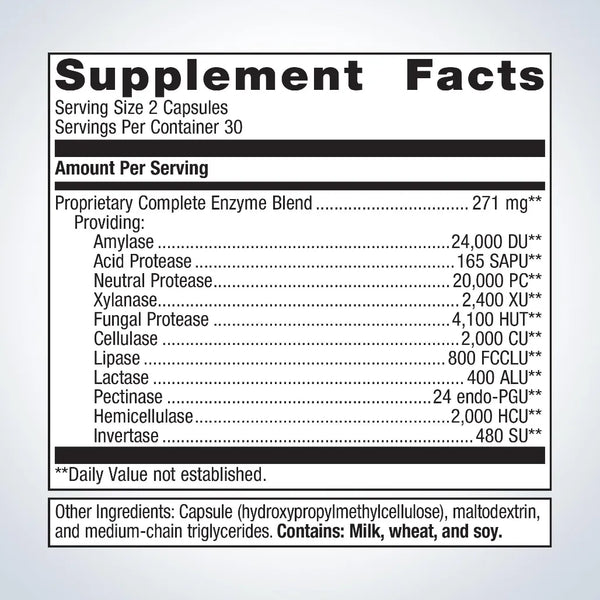 Metagenics SpectraZyme Complete 