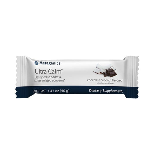 Ultra Calm Chocolate Coconut 12 Bars Metagenics